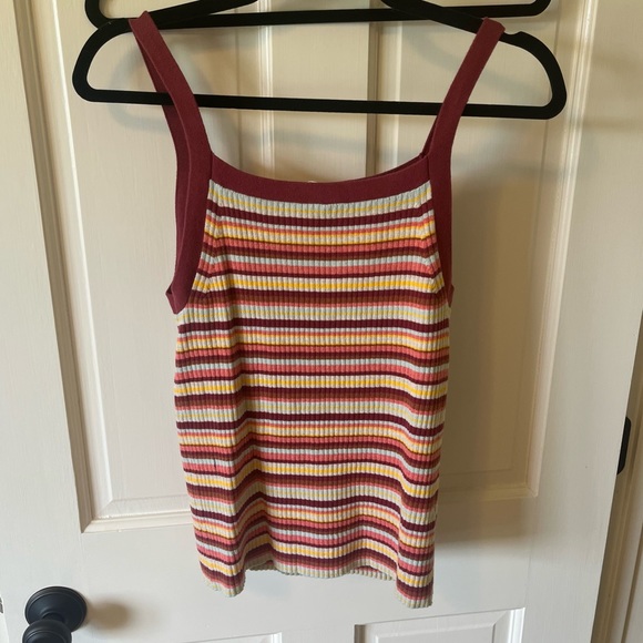 Striped Sweater Tank - Picture 1 of 5